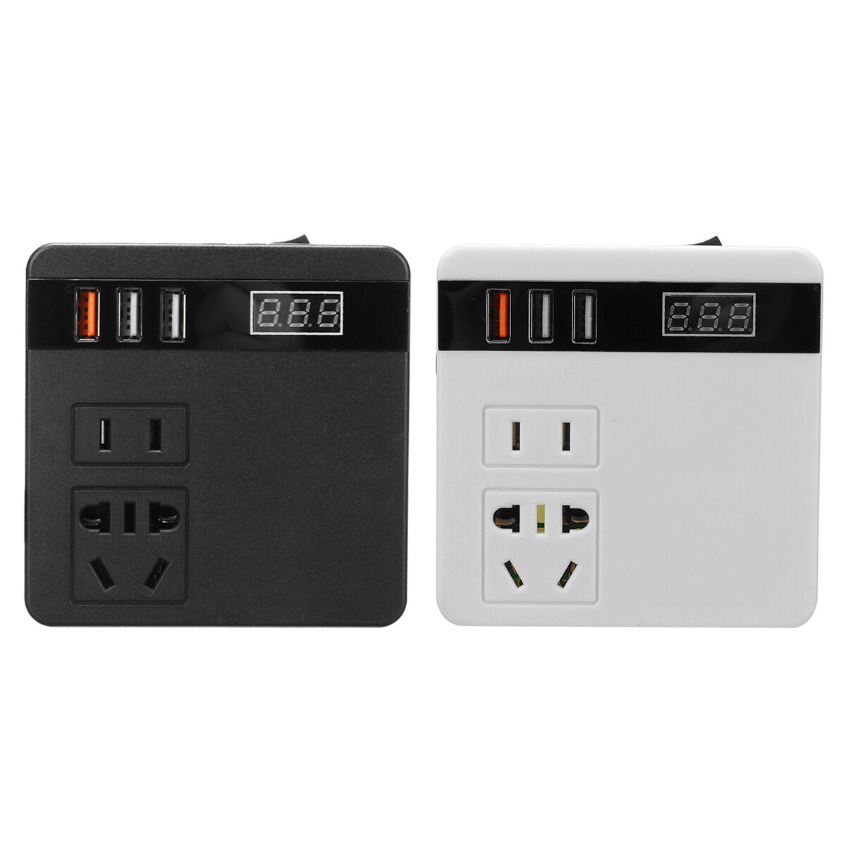 Car Truck Universal Inverter 6 Socket Digital Fast Charging 12V/24V