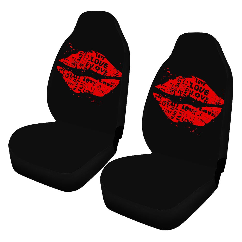 Car Wolf Print GM Seat Cover 2 Pcs/5 Pcs Sets