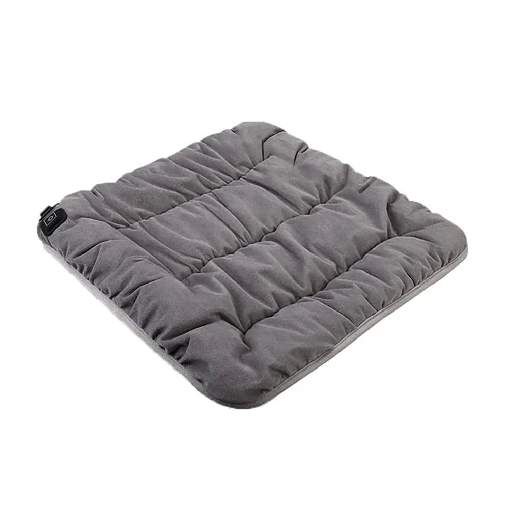 Car Heated Seat Cushion Office USB Winter Warme Adjustable Heating Cushion Pad