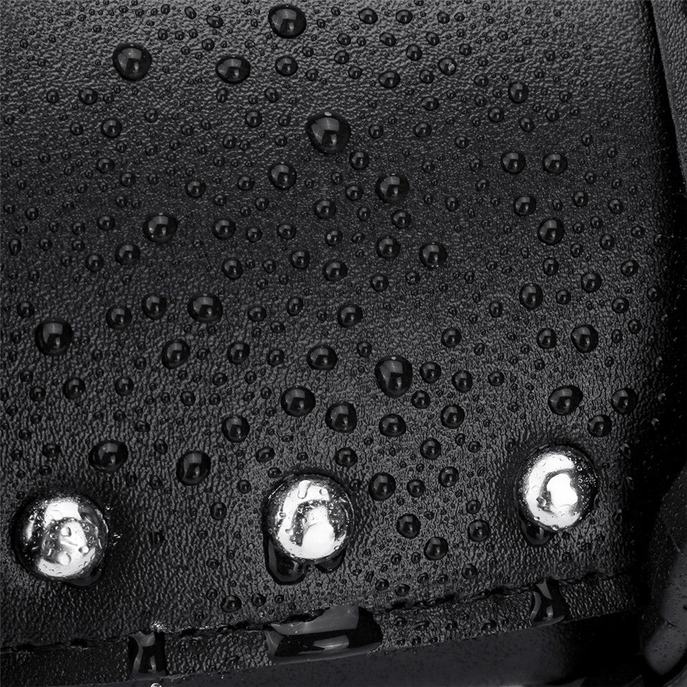 Motorcycle Harley Leather Front Fork Tool Saddlebags Pouch Luggage Organizer