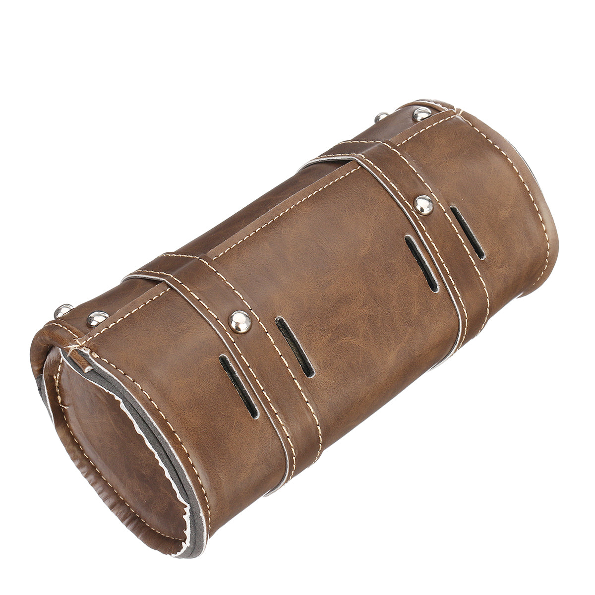 Motorcycle Leather Front Fork Tool Bag for Harley/Softail/Sportster/Dyna Organizer