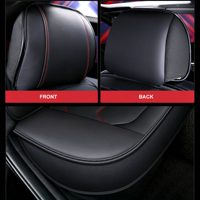 Car Universal Full Seat Mat Cover PU Leather Breathable Cushion Pad