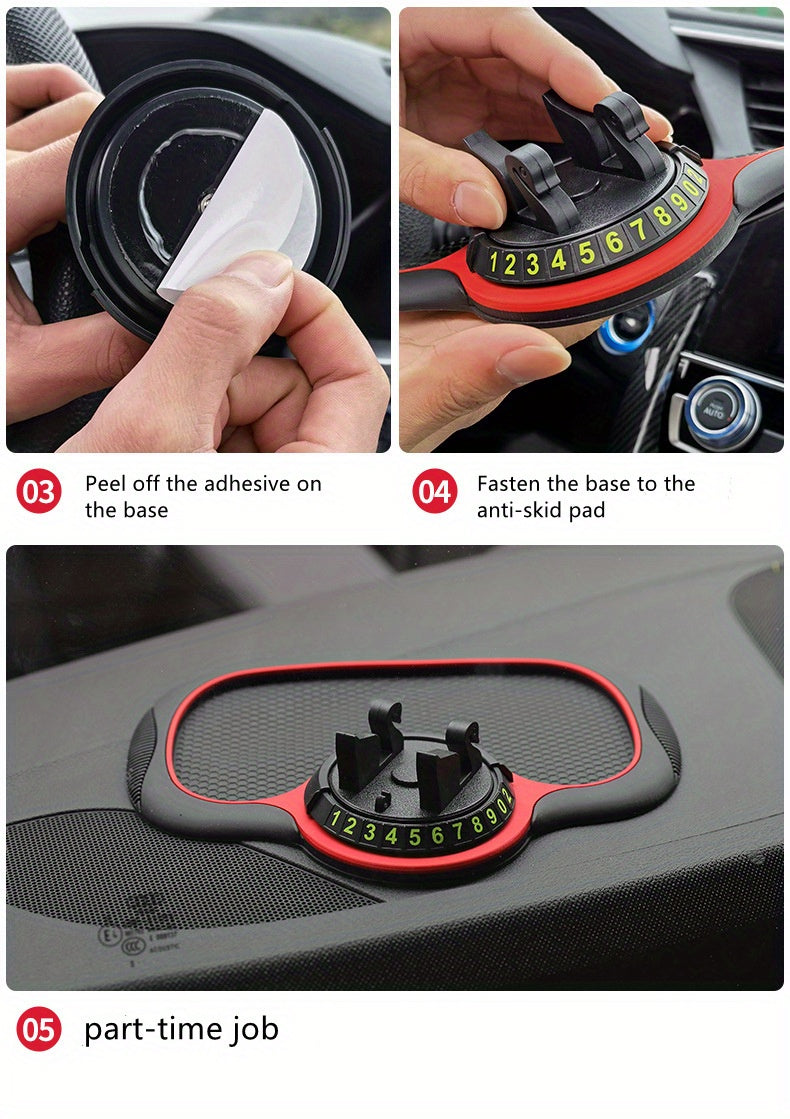 Car Universal Silicone Phone Mount Mat Anti-Slide Multi Functional Holder