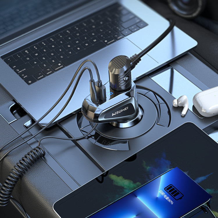 Car Charger With Type-C PD Super Fast Charge USB Charging