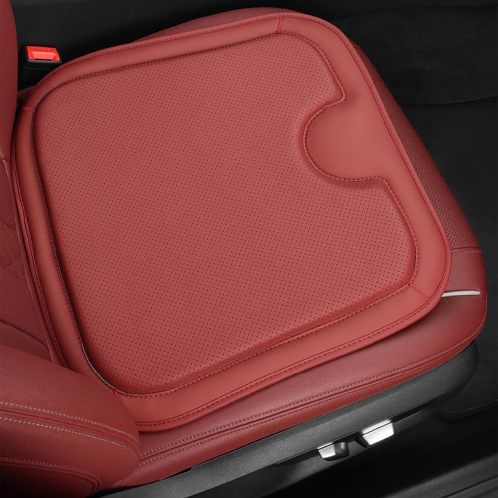 Car Front Pad Leather Memory Foam Heightening Seat Cushion