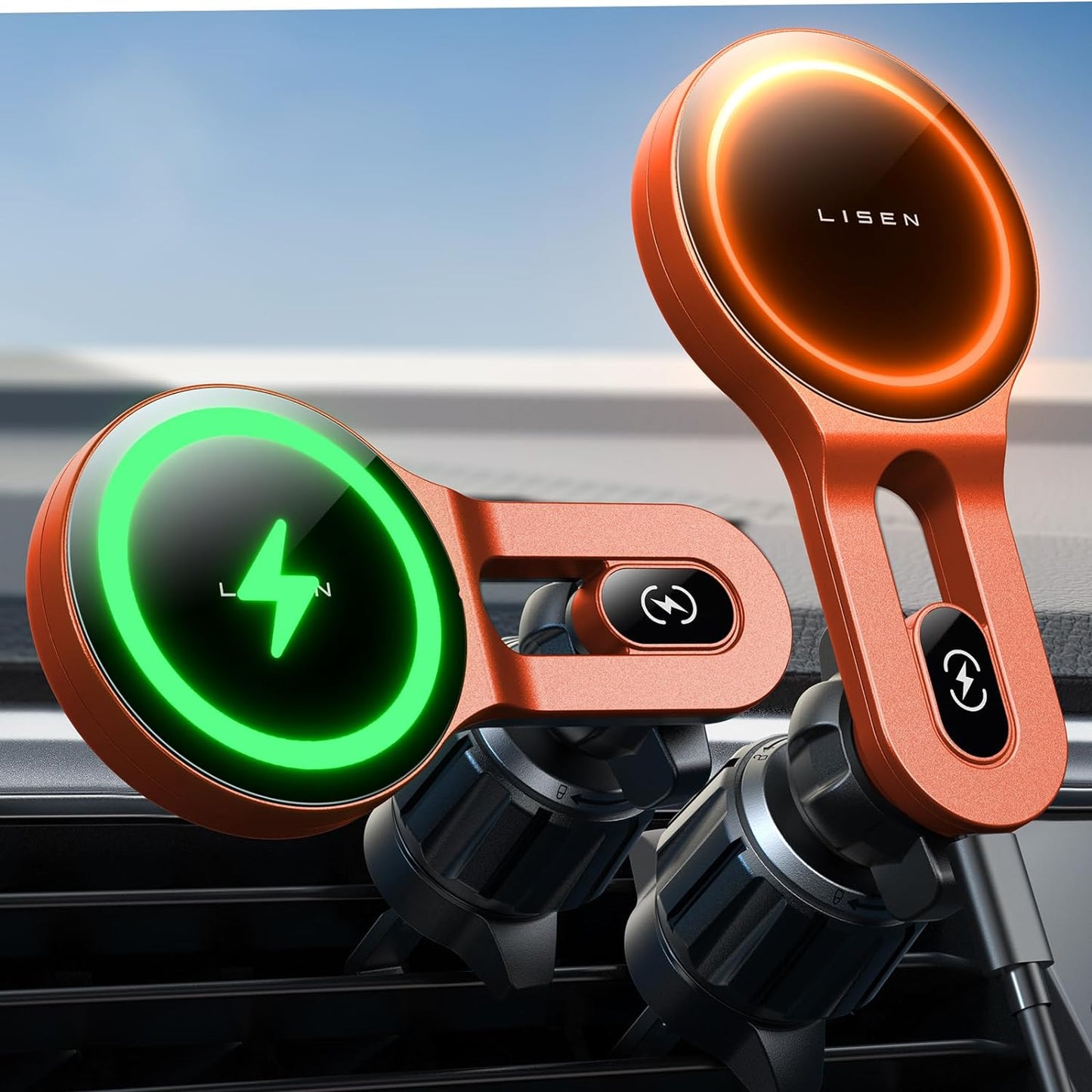 MagSafe Car Mount Charger IPhone Wireless Phone Holder
