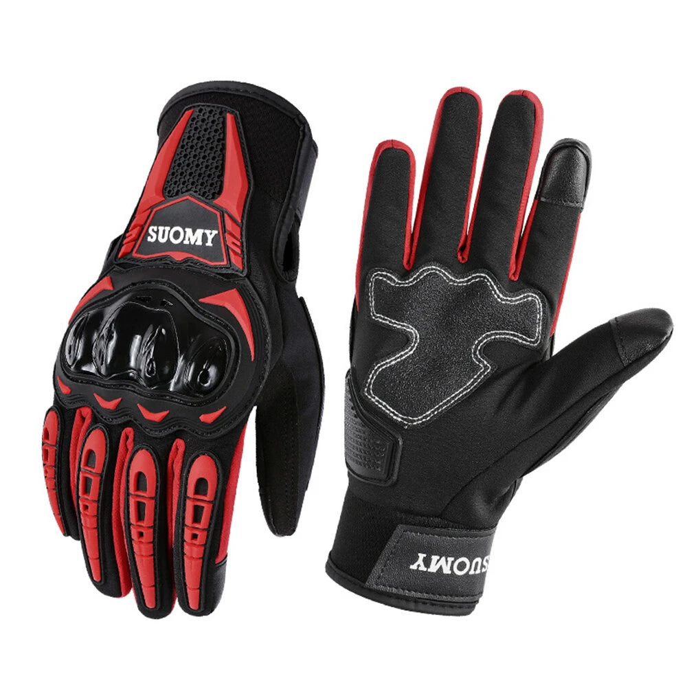 Motorcycle Skiing Winter Riding Warm Shockproof Slip-Resistant Gloves