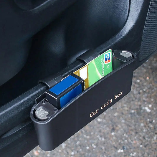 Car Auto Door Side Hanging Garbage Coin Plastic Phone Holder Storage