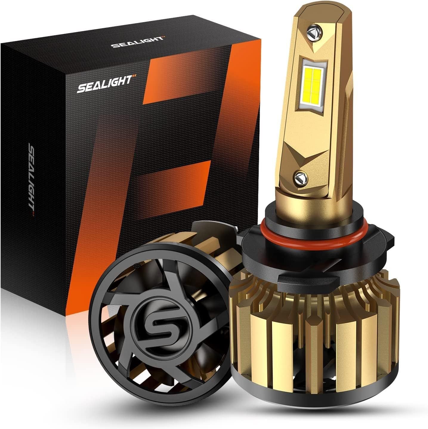 Car Headlight Bulbs 600% Brightness LED High Beam Halogen Lights P1 9005