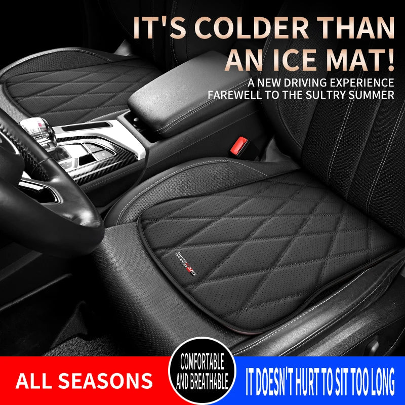 Car Genuine Leather Front Anti-slip Seat Cushion