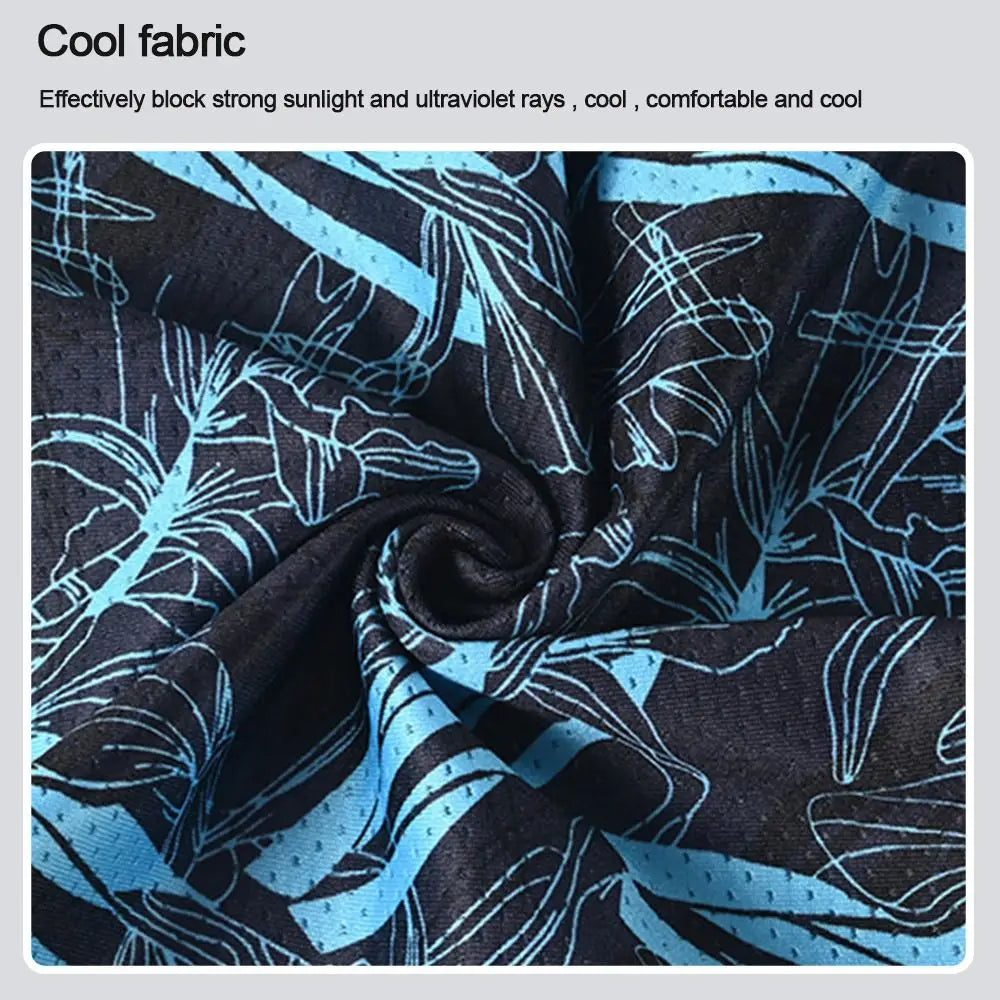 Motorcycle Cycling Summer Cool Ice Silk Full Face Sun Anti-UV Protection Face Cover Masks