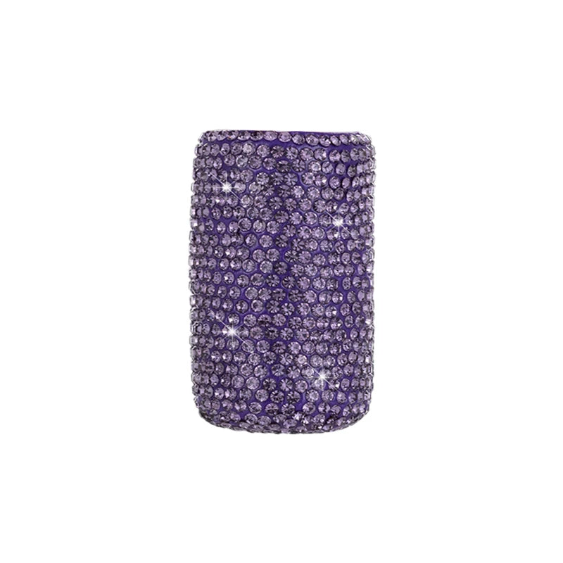 Car Lip Balm Holder Fashion Bling Insulating Crystal Rhinestone Organizer