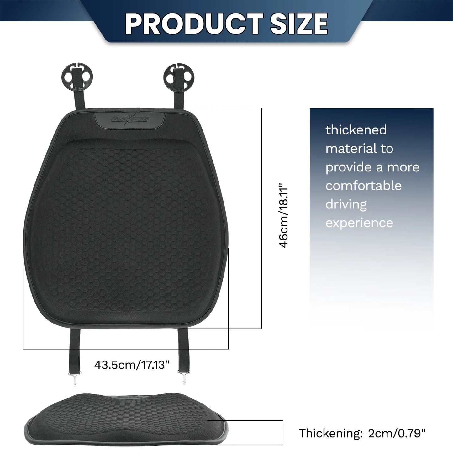 Car Office Comfort Gel Soft Pressure Relief Seat Cushion