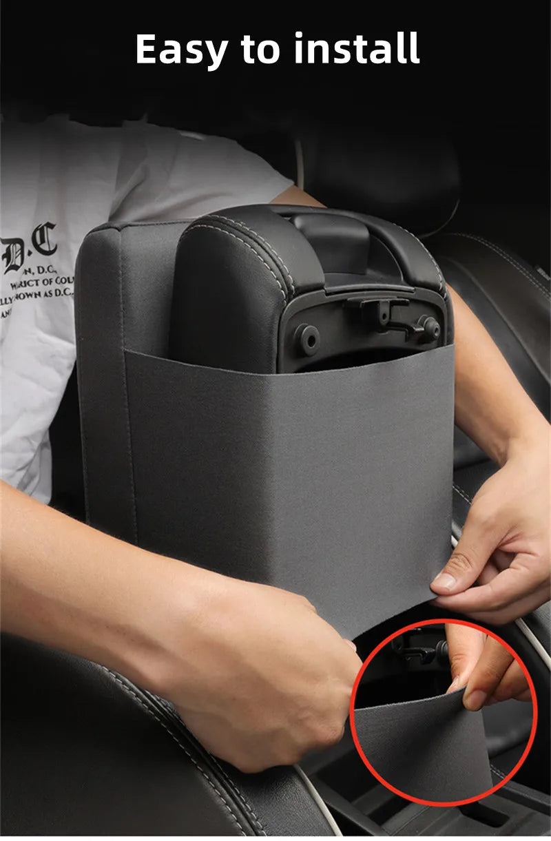 Car Armrest Box Height Pad Universal Memory Foam Height Pad