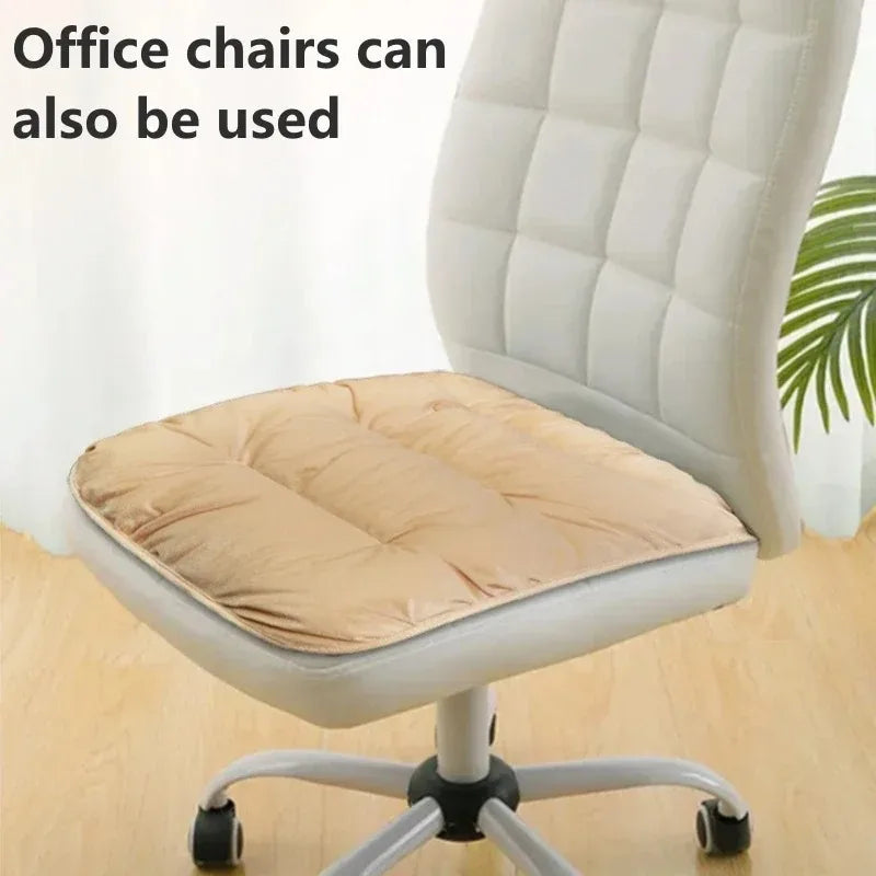 Fashionable Car Seat Covers Short Fleece Warm Seat Cushions 3 Pcs