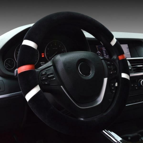 Car Winter Warm Plush Protector Steering Wheel Covers