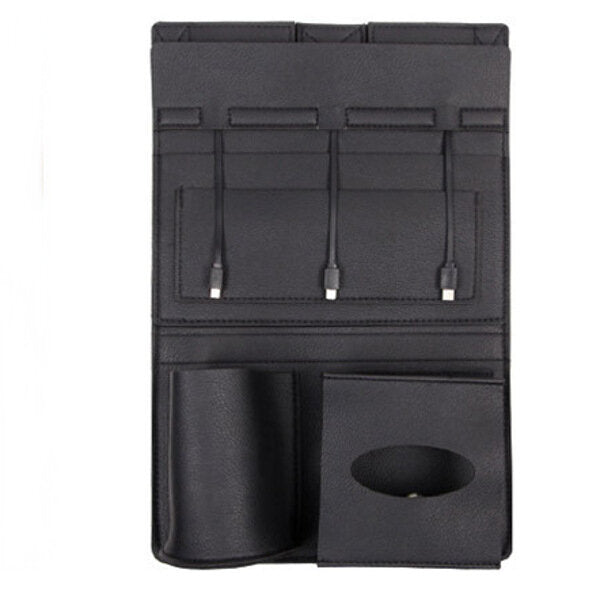Car Seat Back Multi Pocket Micro Usb 8 Pin Type-c Charging Storage Organizer