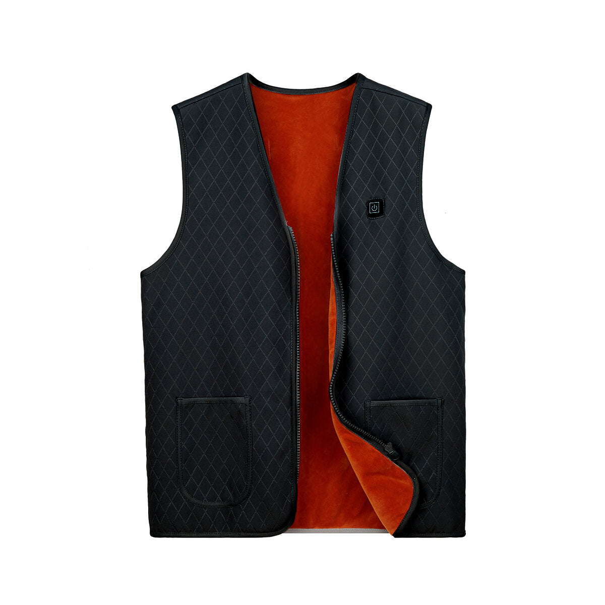 5-Heating Pad Heated USB Warm Up Electric Winter Vest Jacket