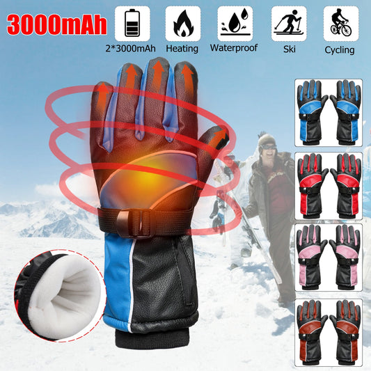 Motorcycle Waterproof Electric Heated Rechargeable Warmer Gloves