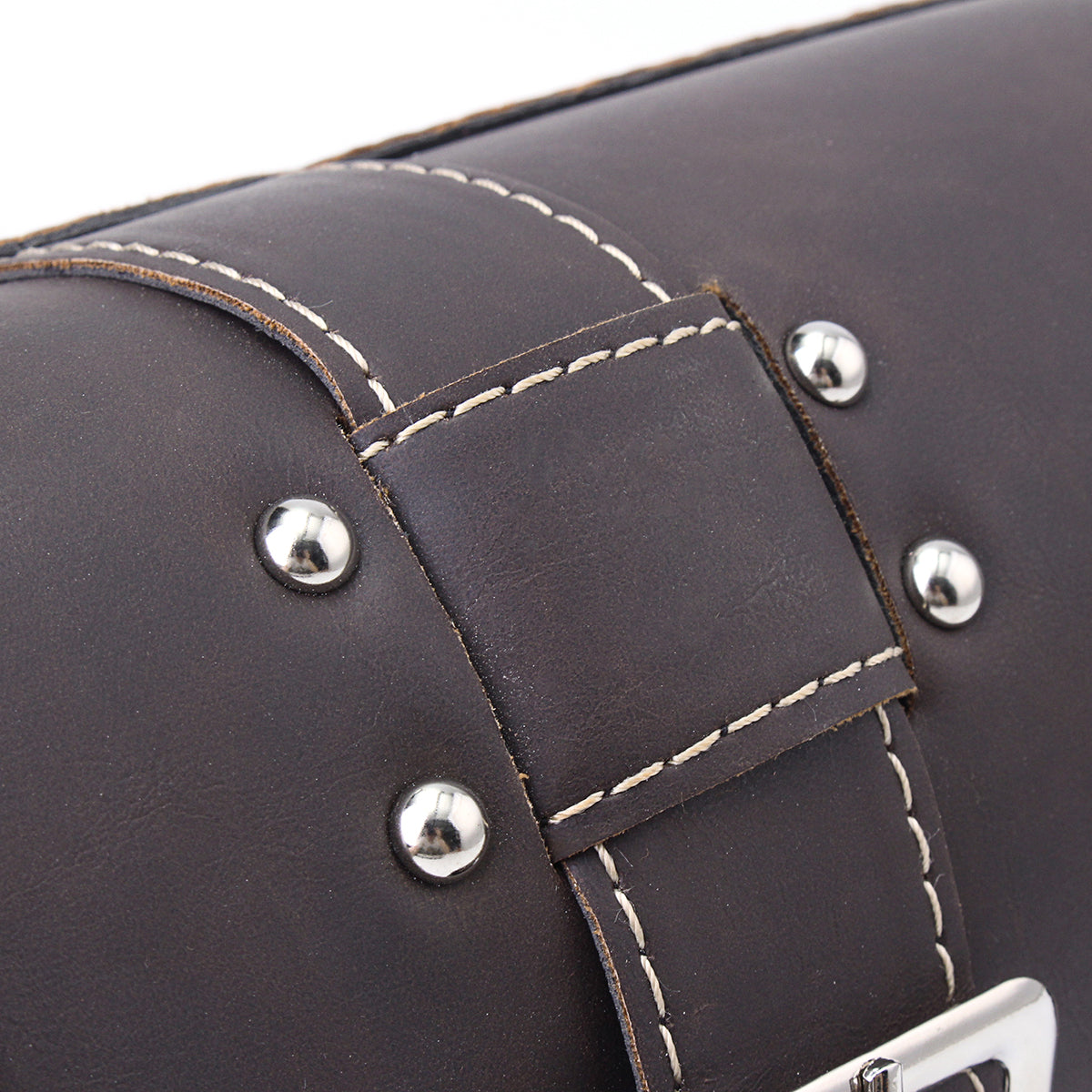 Motorcycle Luggage Saddlebag Roll Barrel Storage For Harley Sportster