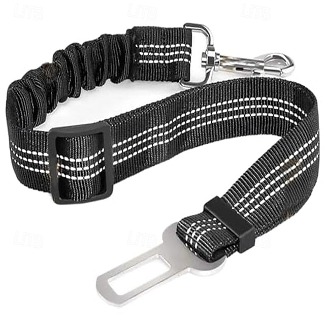 Dog Adjustable Elastic Durable Dog Car Seat Belt