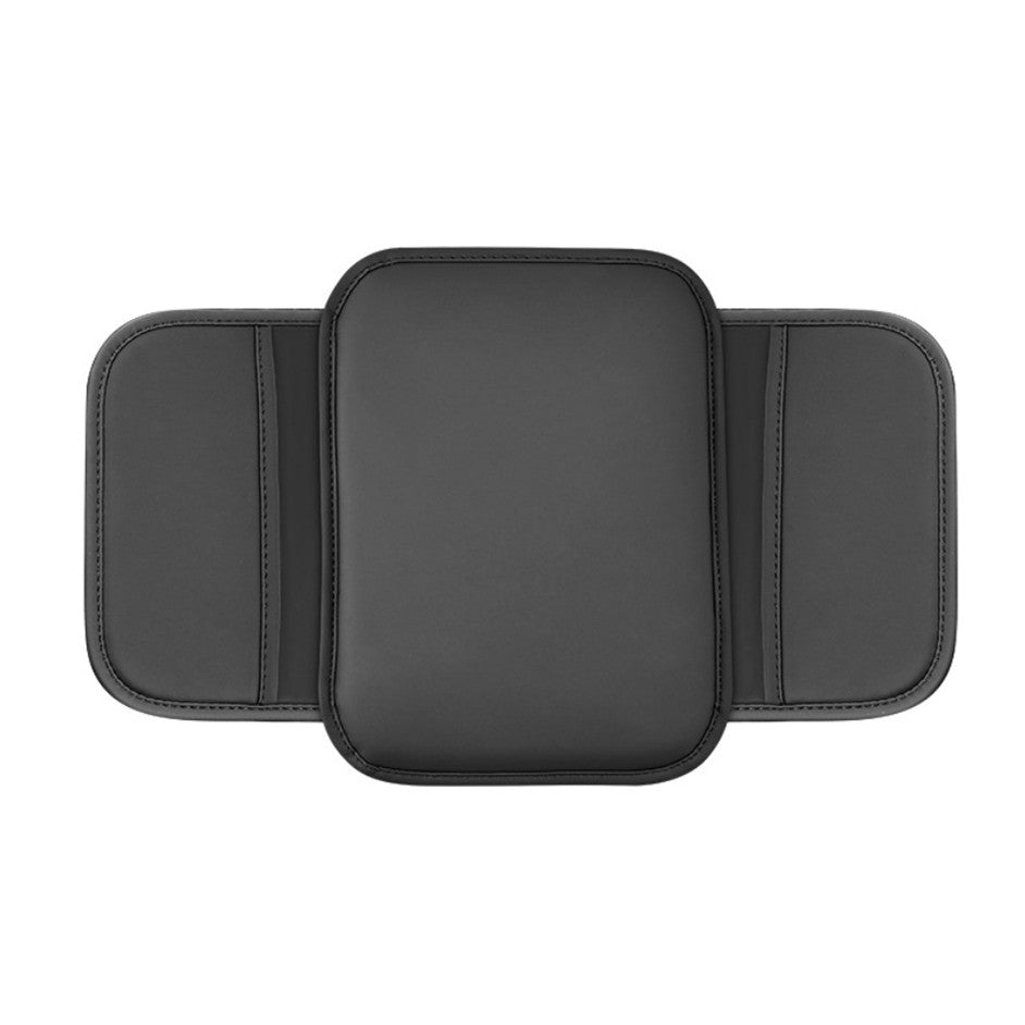 Car Seat Armrest Cushion Protector Leather Storage Pad Interior Accessories