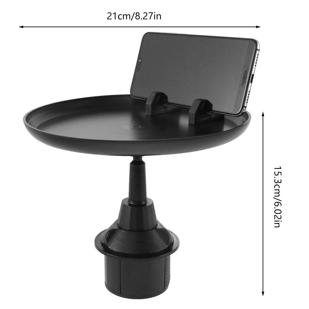 Car Table Storage Rack Rotating Plastic Tray Organizer