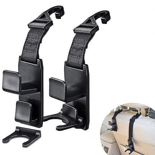 Wallet Hook Headrest for Car Seat Storage Bag