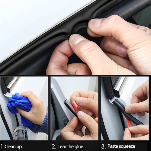 Car Door Seal Strips Weatherstrip Rubber Sound Insulation Strip
