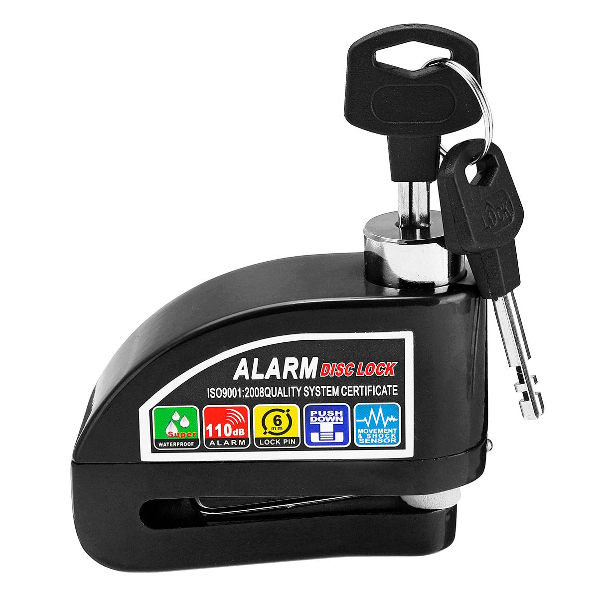 Car Brake Lock Alarm Kit Security Anti-theft Lock