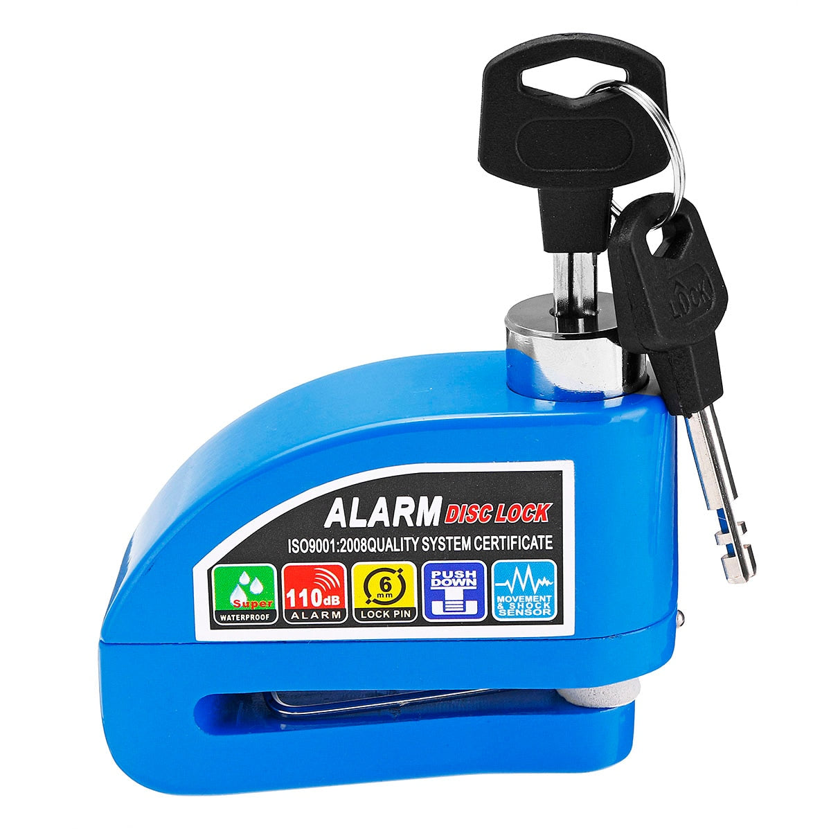 Car Brake Lock Alarm Kit Security Anti-theft Lock
