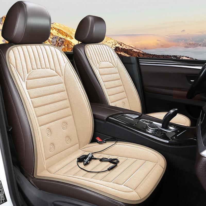 Car Heated Seat Covers Fast Heating Winter Warm Seat 12V/24V