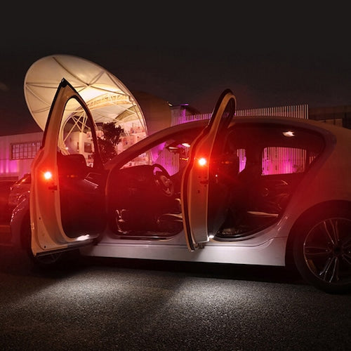 Wireless Magnetic Car Opening Door Saftey Warning Lamp 2PCS