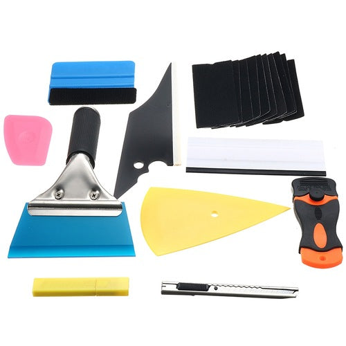 Window Clean Tinted Packaging Tool Scraper Applicator Kit
