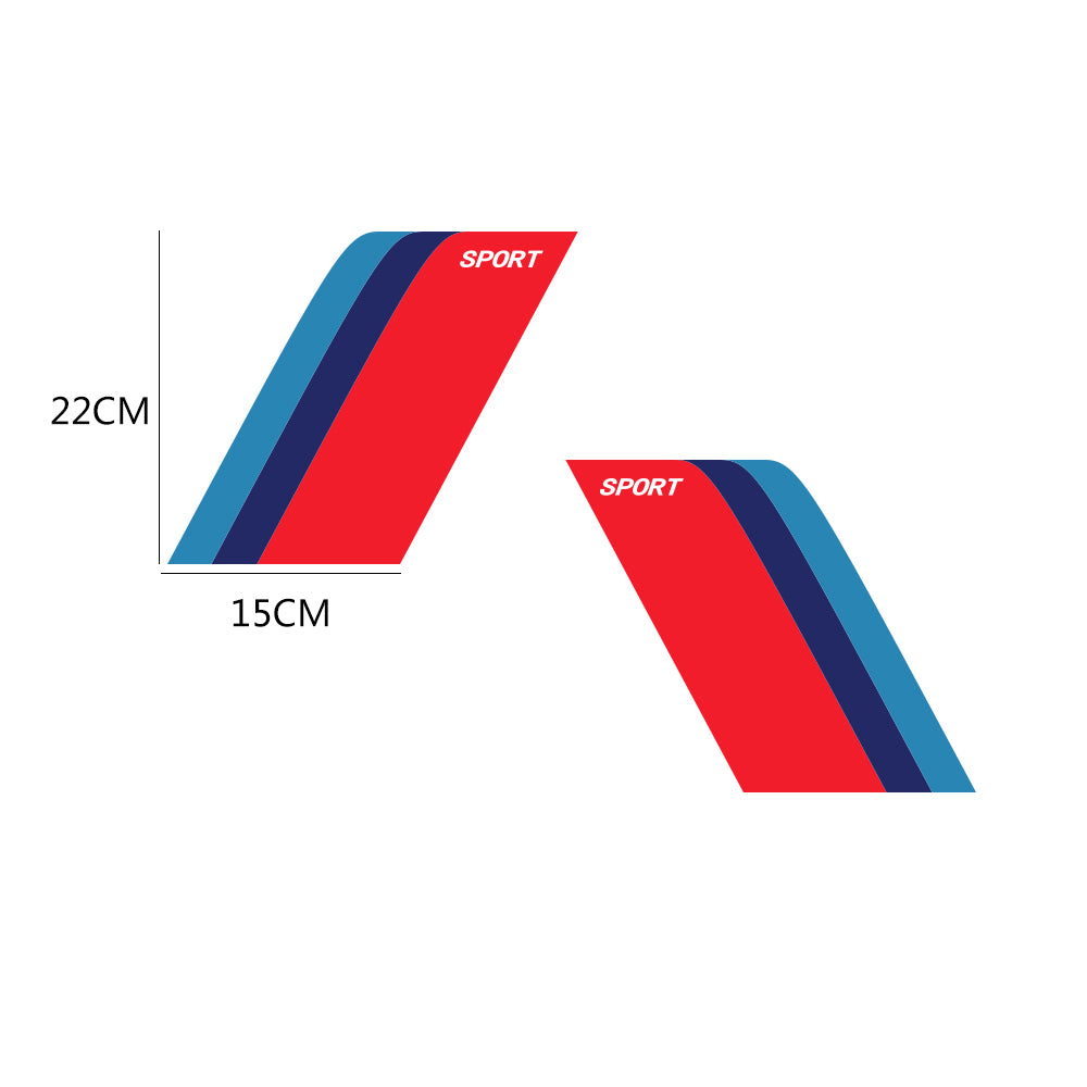 Car Auto Stickers Vinyl Film Fender Wheel Brows Decal For BMW Benz Ford Audi