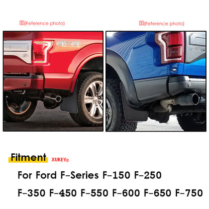 Mud Flaps Splash Guards Fender Flares Front Rear For Ford F-Series 4Pcs