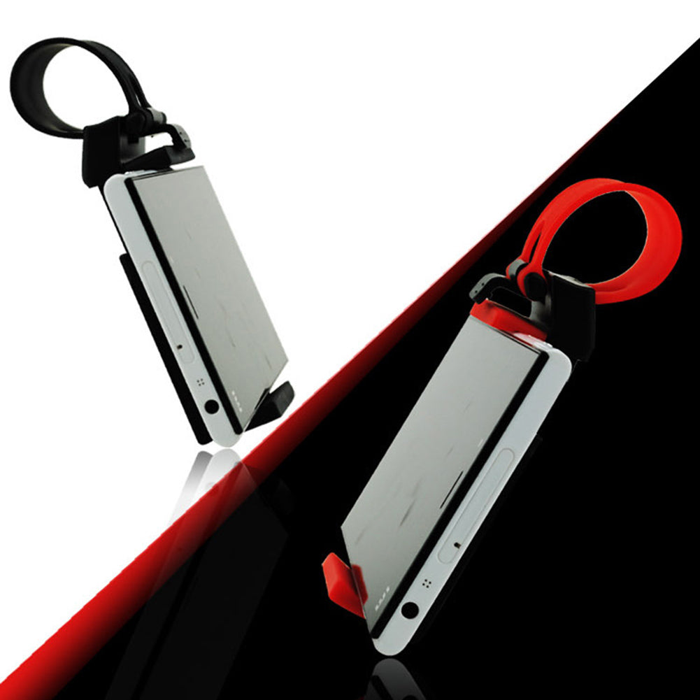 Universal Auto Car Steering Wheel Clip Stand GPS Cradle Phone Holder