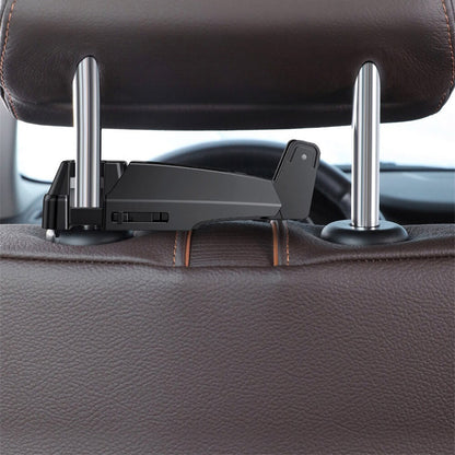 2 in 1 Car Back Seat Hook Hanging Storage Phone Mount Holder