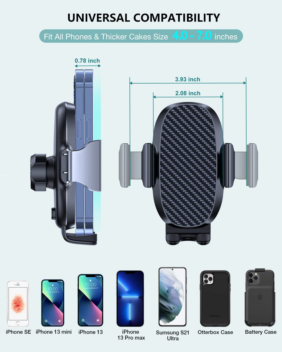 Car Phone Holder Mount Diaclara Universal Mount Clip