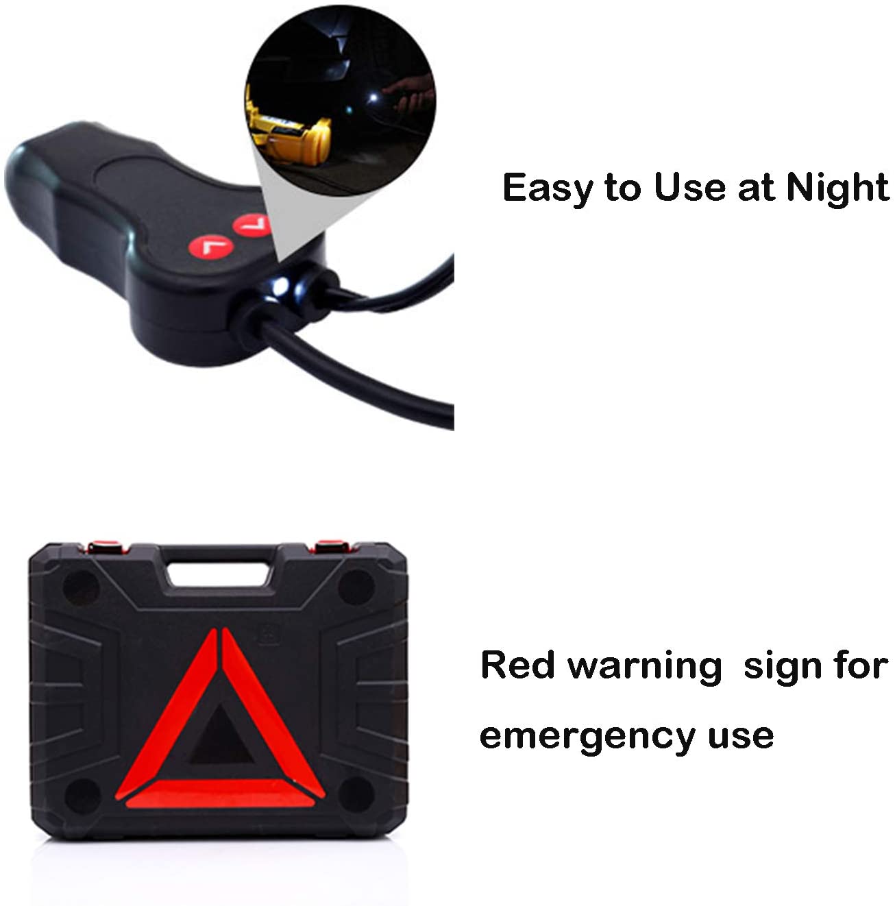 Electric Car Jack Set DC 12V Automatic Lift Scissor Car Repair Tool