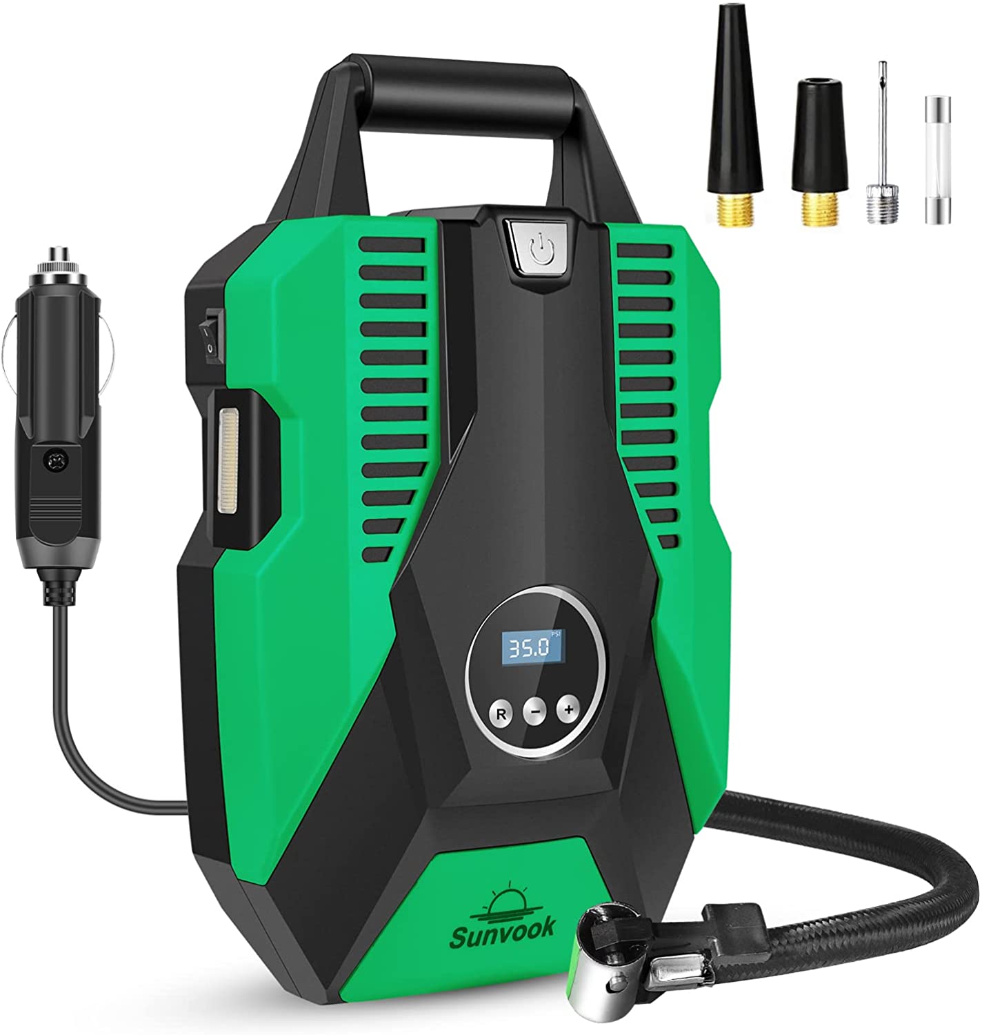 Car Inflator Portable Compressor Auto Digital Tire Air Pump Tools