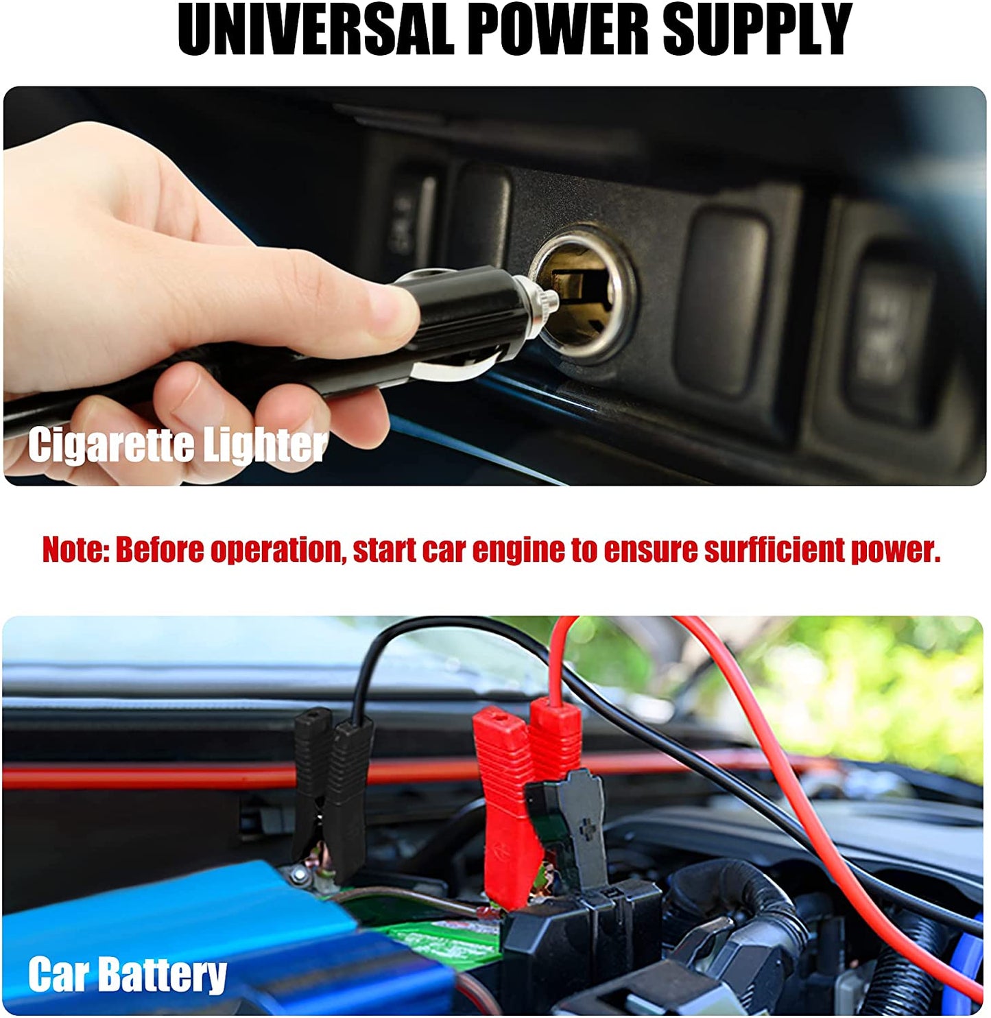 Car Digital 5 Ton Hydraulic Jack with Electric Wrench 12V Kit Tools