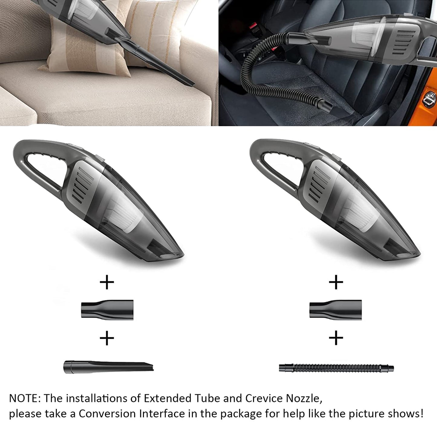 Portable Cordless Handheld Vacuum Cleaner Strong Suction High Power