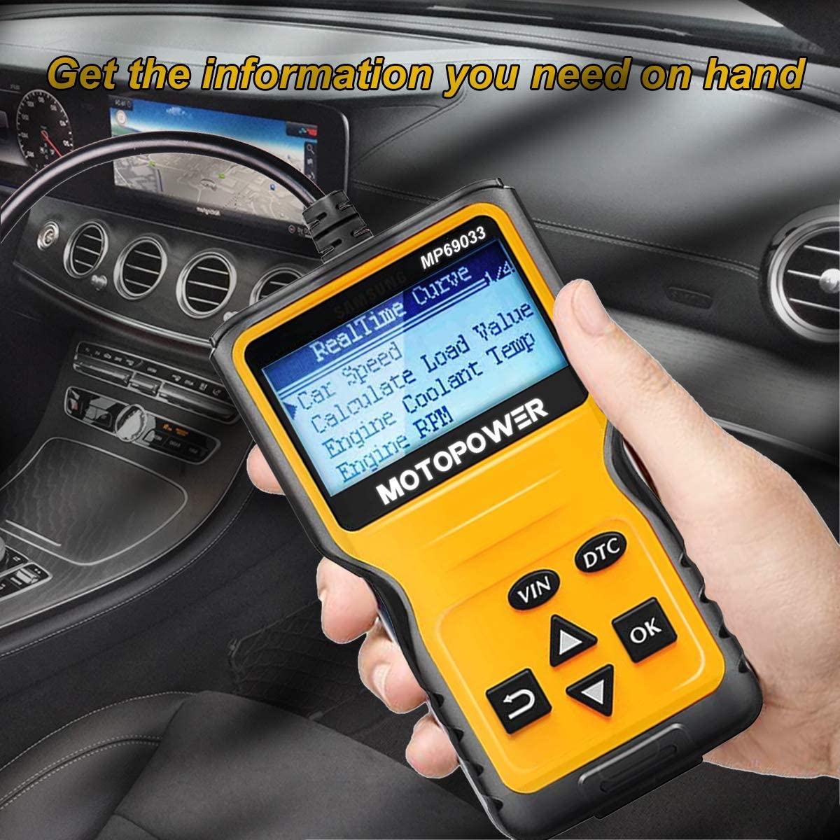 Car OBD2 Scanner Code Reader Engine Fault Code Reader Tools MP69033