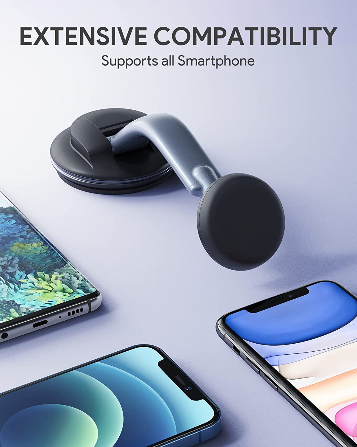 Car Magnetic Phone Holder View Dashboard Windshield