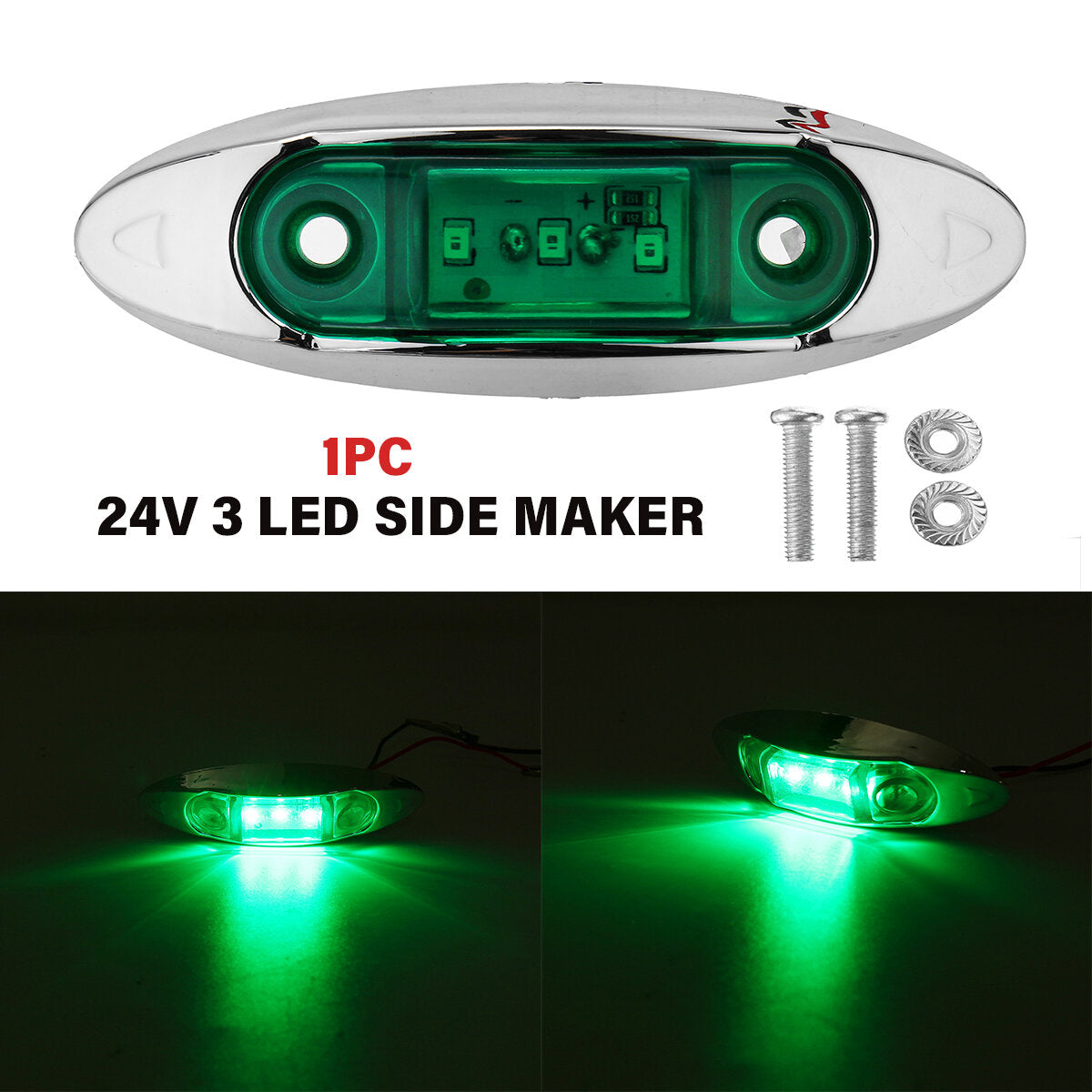 Side Marker Indicator Light Clearance Lamp Truck Trailer