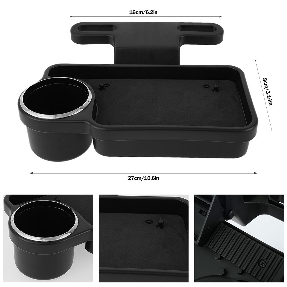 Car Mount Auto Back Seat Table Drink Food Cup Tray Holder