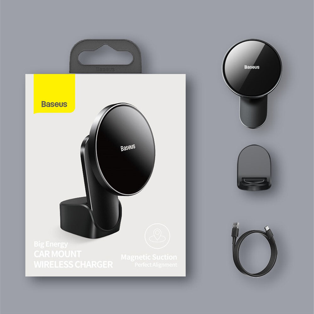 Car Mount Magnetic Wireless Charger