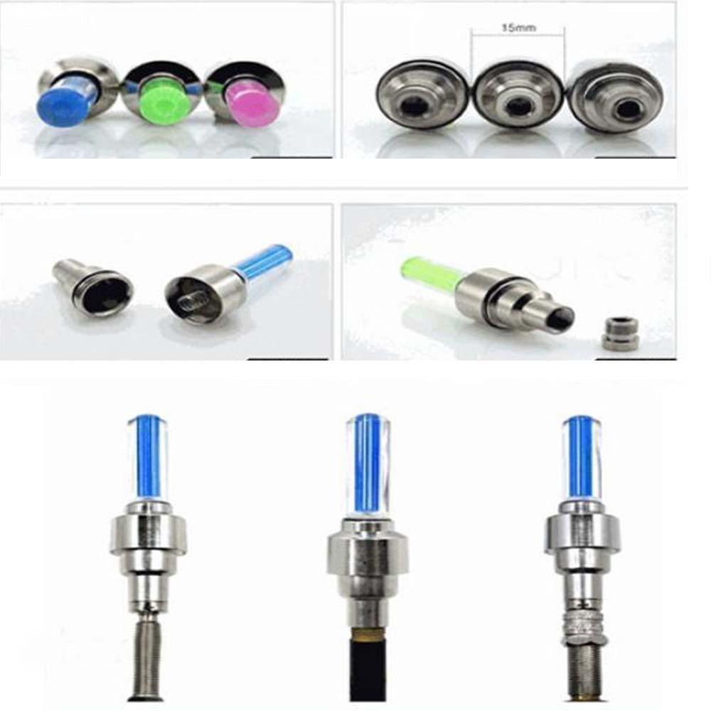 Motorcycle Premium LED Valve Caps For Wheels (2pcs)