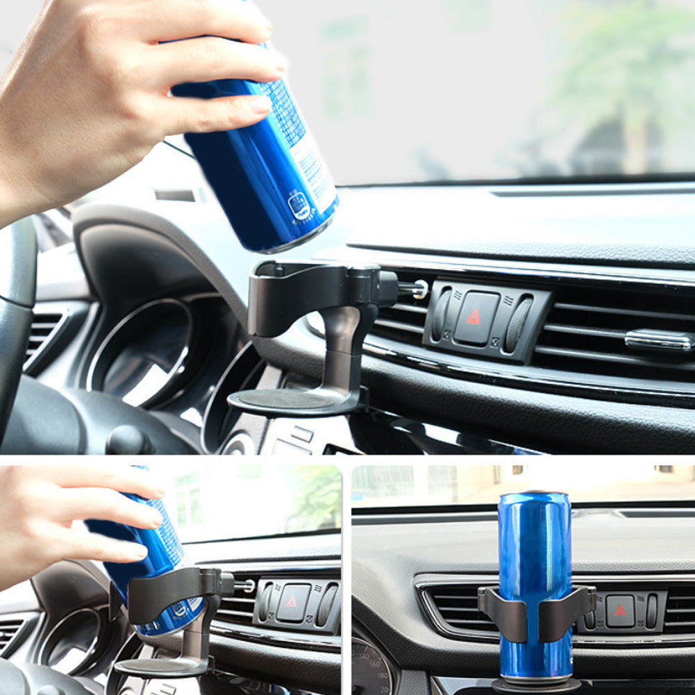 Car Air Vent Cup Holder Water Bottle Ashtray Holder Drink Mount Organizer